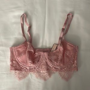 Victoria’s Secret dream angels lace bra top Sz 34B pink